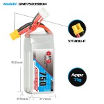 GAONENG GNB 750mah 3S 11,1 V 80C XT30 LiPo-Batterie RC-Modell Luft drohne FPV Quadcopter Funks teuerung spielzeug FPV DRONE Square Type